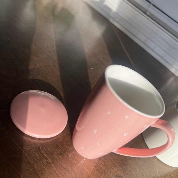 Pink Heart Patterned Mug - Picture 2 of 6